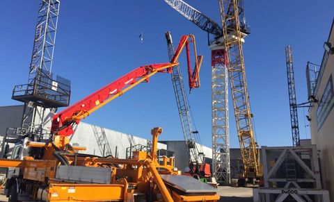 Concrete Boom Placing Boom Pump image